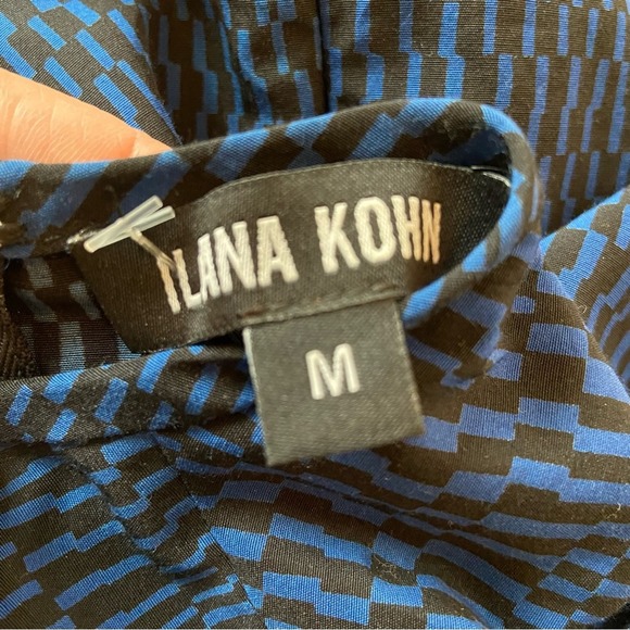 Ilana Kohn M checks print sleeveless jumpsuit in blue - Picture 7 of 7